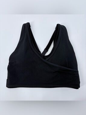 Gymshark Black Wrap Sports Bra